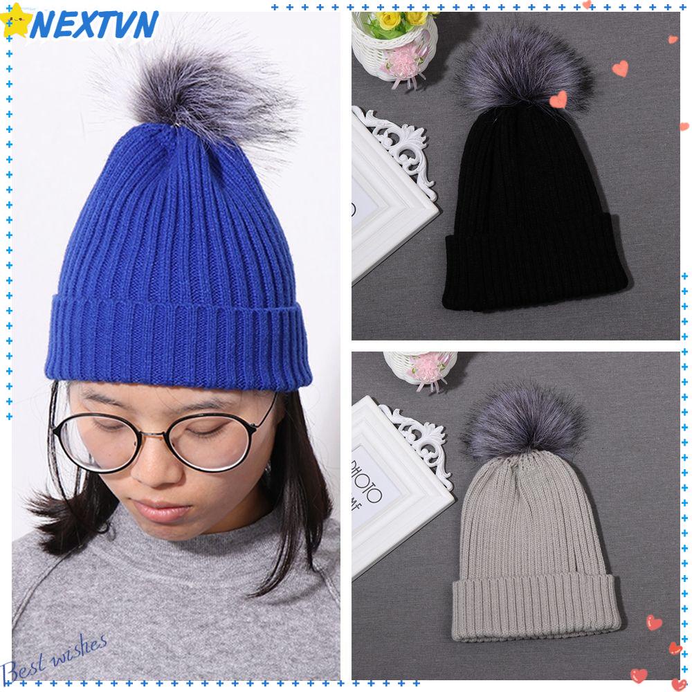 NEXTVN Mũ Len Beanie Nữ Giữ Ấm