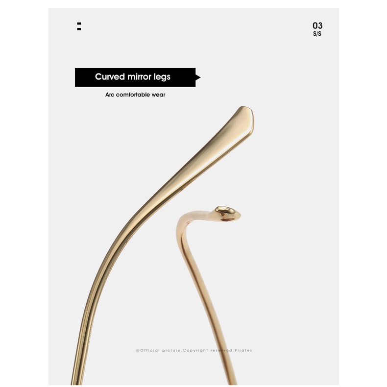 Kính Mát Mắt Mèo Gọng Kim Loại Thời Trang Mới 2023