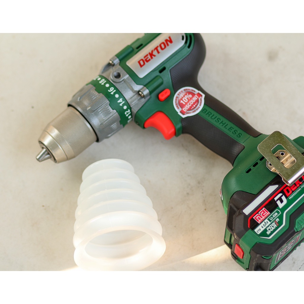 Máy Khoan Đầu Cặp 13mm Dekton  Anti KickBack / M21-ID1395ATC / 3 Chức Năng - 95Nm / Chân Pin dụng cụ cầm tay giá sĩ