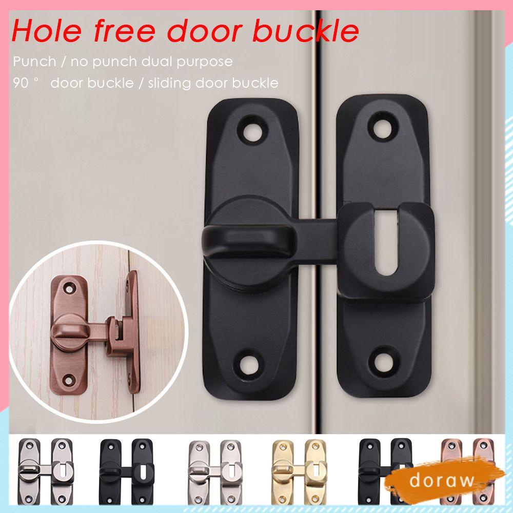 DORAW Khóa Cửa Trượt Hình Trụ Không Cần Khoan Chống Trộm Thiết Kế Mới Tiện Lợi Dễ Sử Dụng