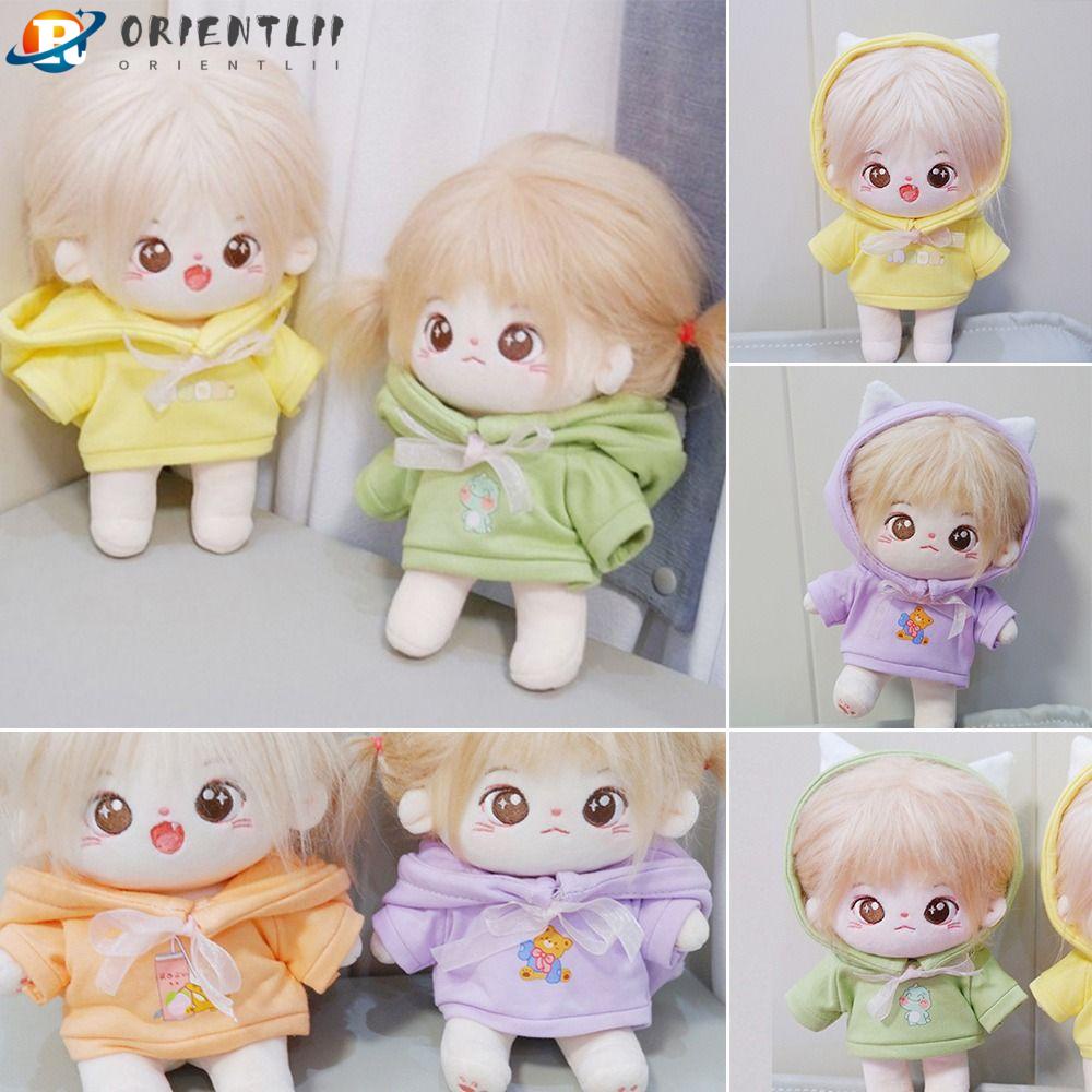 ORIENTLII Áo Hoodie Handmade Cho Búp Bê 20cm Tỉ Lệ 1 / 12