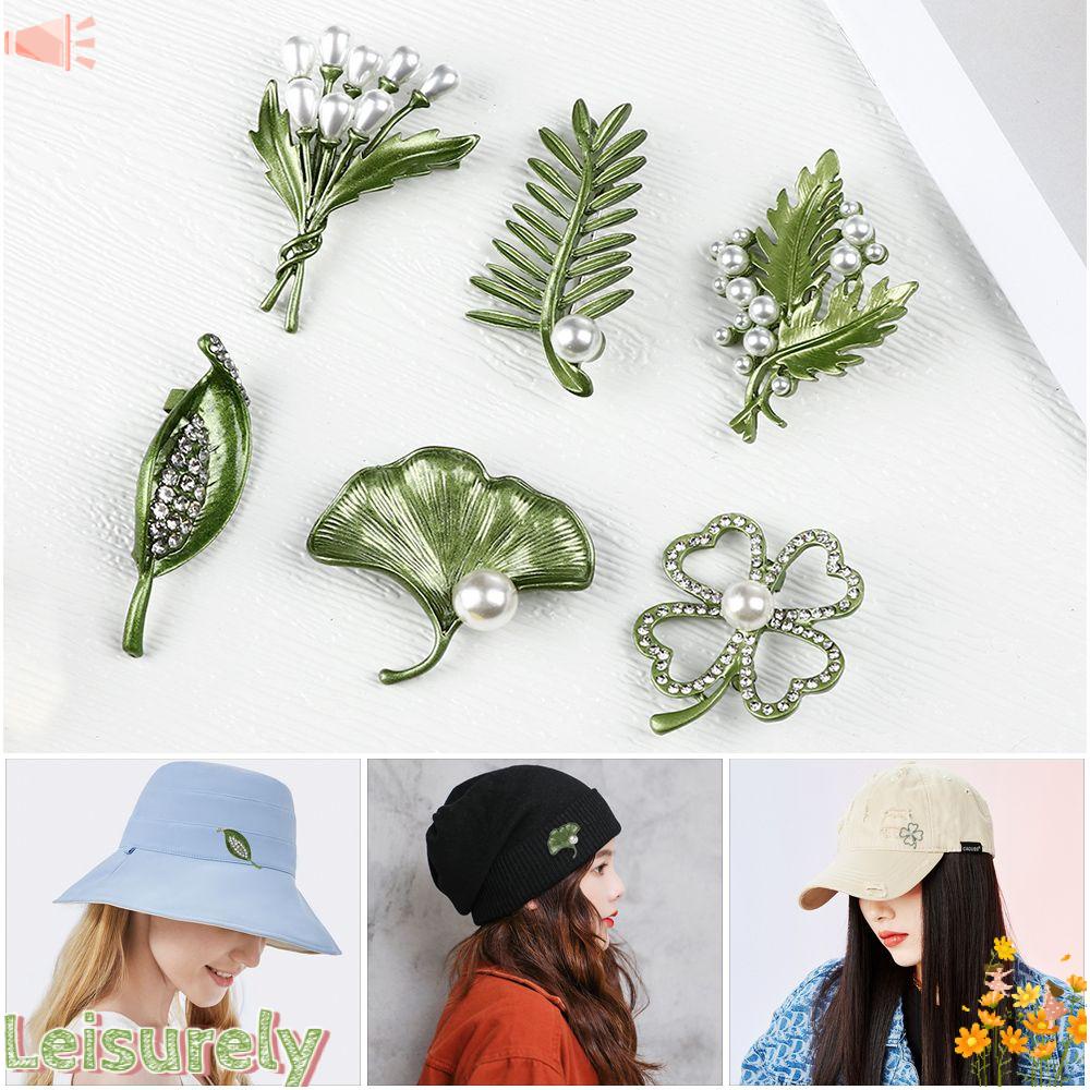 LEILY Ghim Cài Áo Hình Lá Cây Thời Trang
