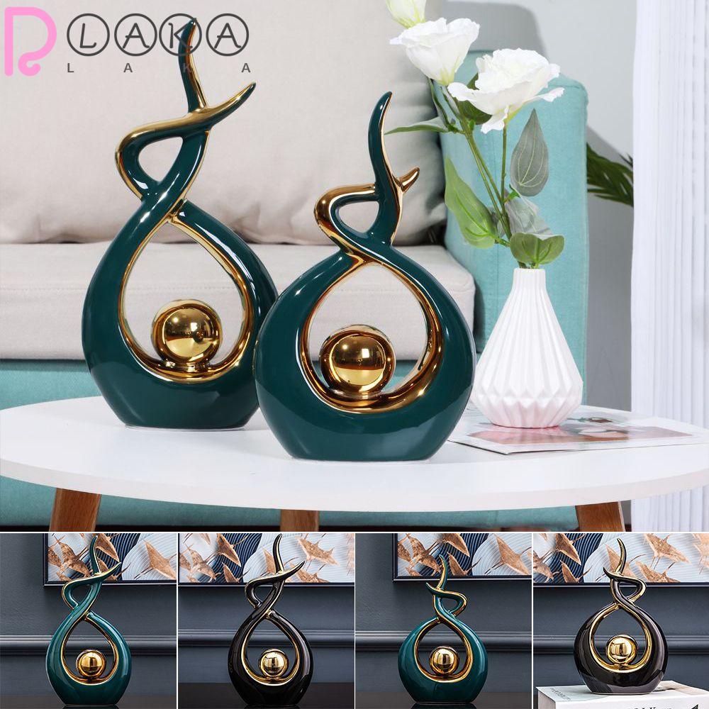 LAKAMIER Tượng Gốm Điêu Khắc Trừu Tượng Sáng Tạo Trang Trí Nội Thất
