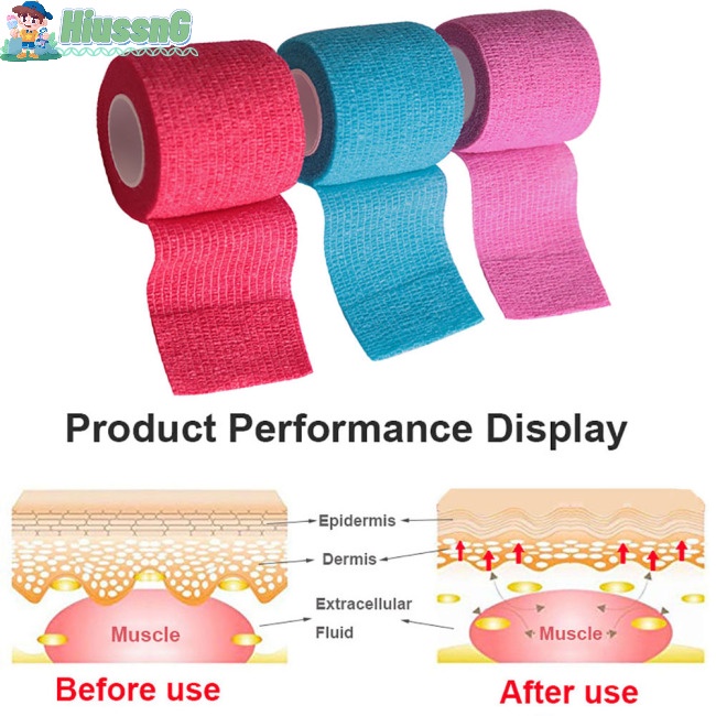 Băng Quấn Cổ Tay / Mắt Cá Chân Co Giãn Thoáng Khí Nhiều Màu 4.5m