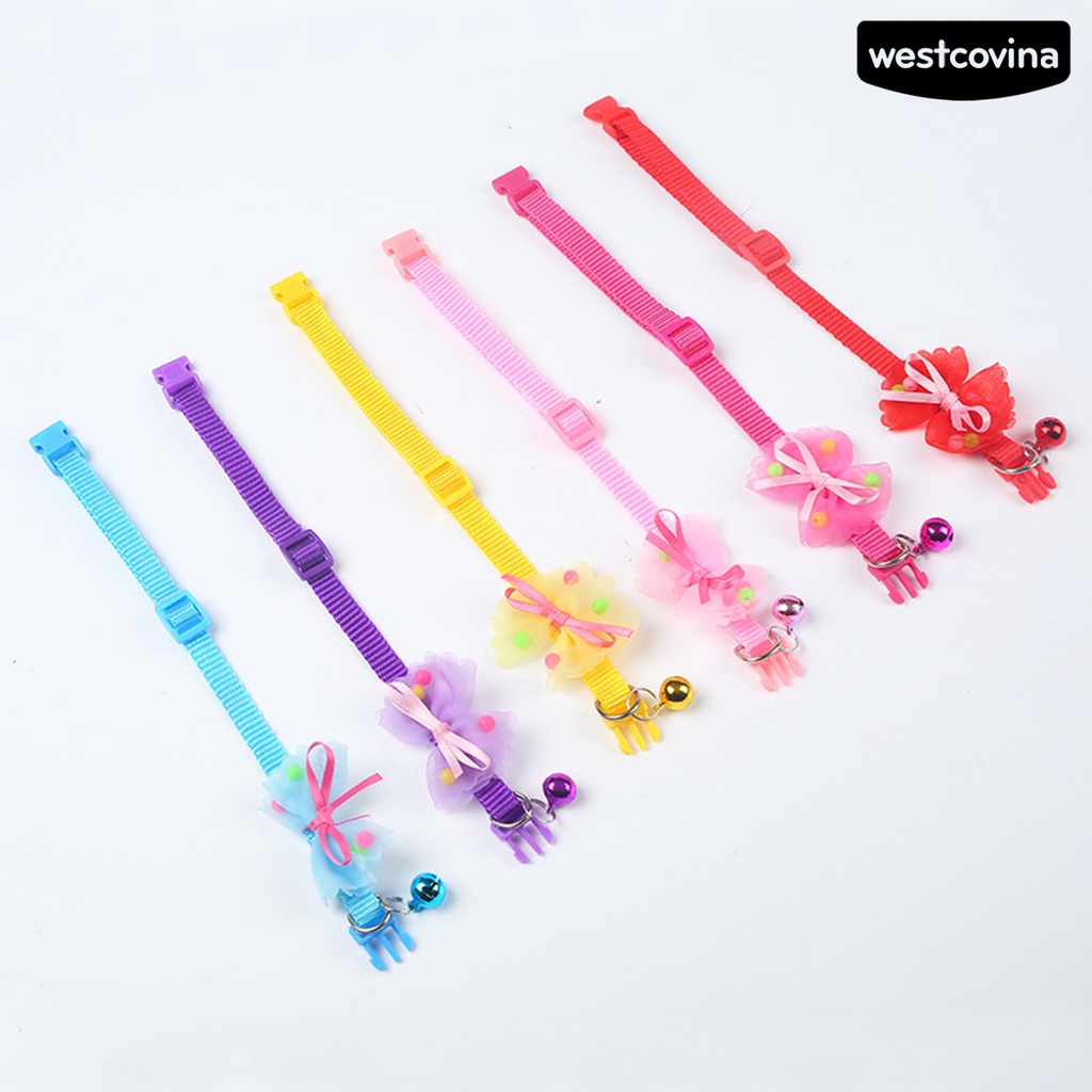 [COD]♞Vòng Cổ Gắn Chuông Màu Trơn Dễ Thương Dành Cho Thú Cưng