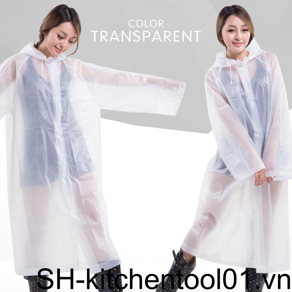 Áo Mưa Khẩn Cấp Chống Thấm Nước Có Thể Tái Sử Dụng Cho Nam Nữ