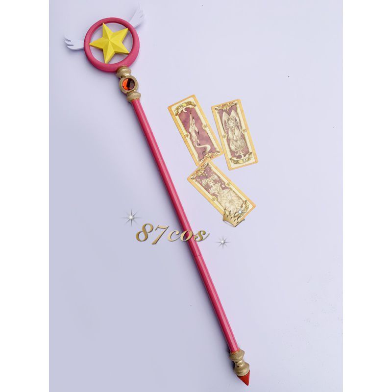 Gậy Phép Thuật Hóa Trang Sakura Kinomoto Sakura Nhiều Kiểu Dáng Có Sẵn Miễn Phí Thẻ Bài Ma Thuật