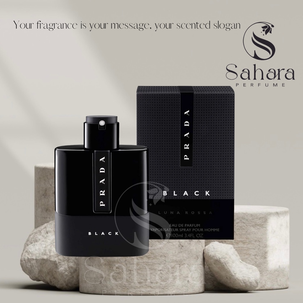 Prada Luna Rossa Black EDP 100ml | Nước hoa nam Prada mạnh mẽ nam tính | Sahara Perfume
