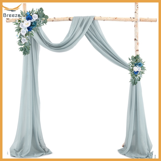 Rèm Treo Cửa Vải Tuyn Dùng Trang Trí Đám Cưới