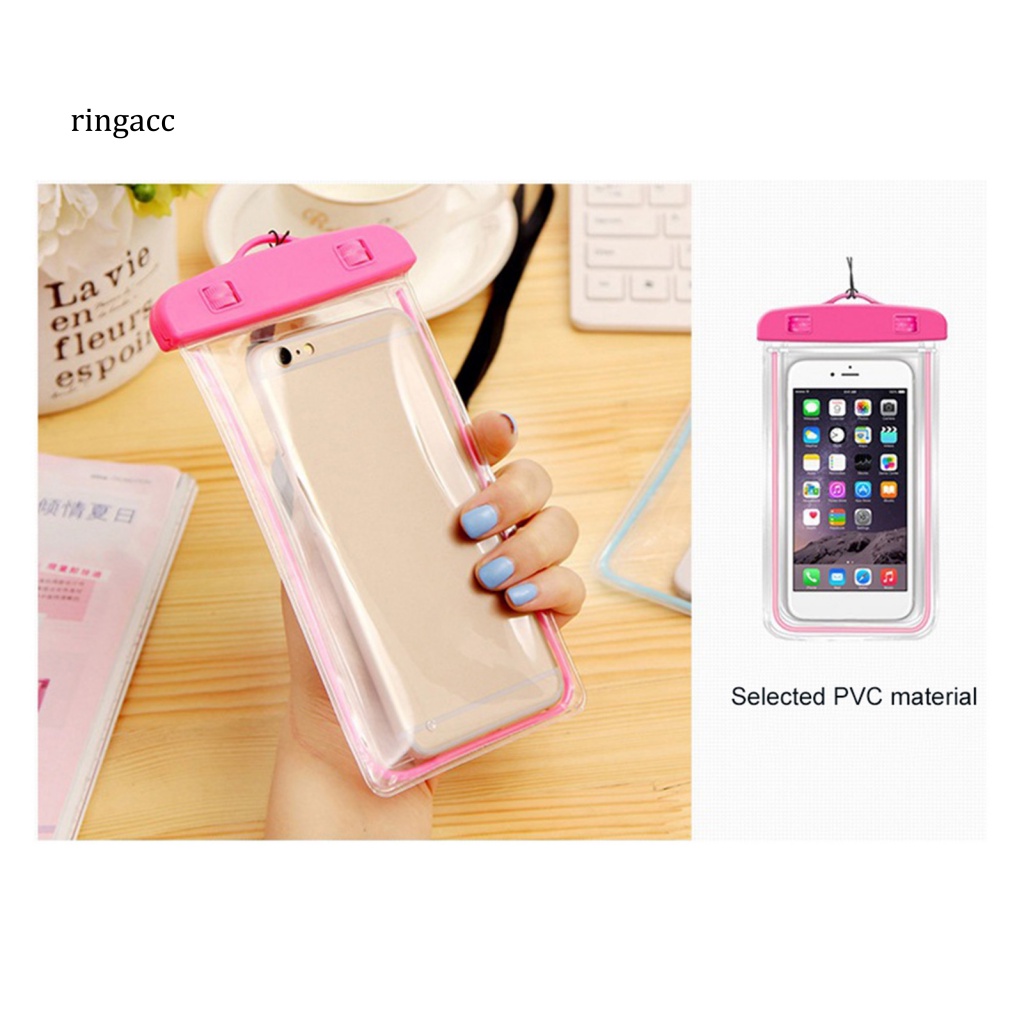 Túi Đựng Điện Thoại Bằng TPU Chống Thấm Nước Tiện Dụng Mang Theo Bơi Lội