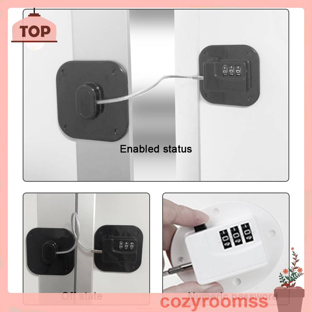 Khóa Cửa Tủ Lạnh / Cửa Sổ / Ngăn Kéo Bảo Vệ An Toàn Cho Bé Dễ Sử Dụng