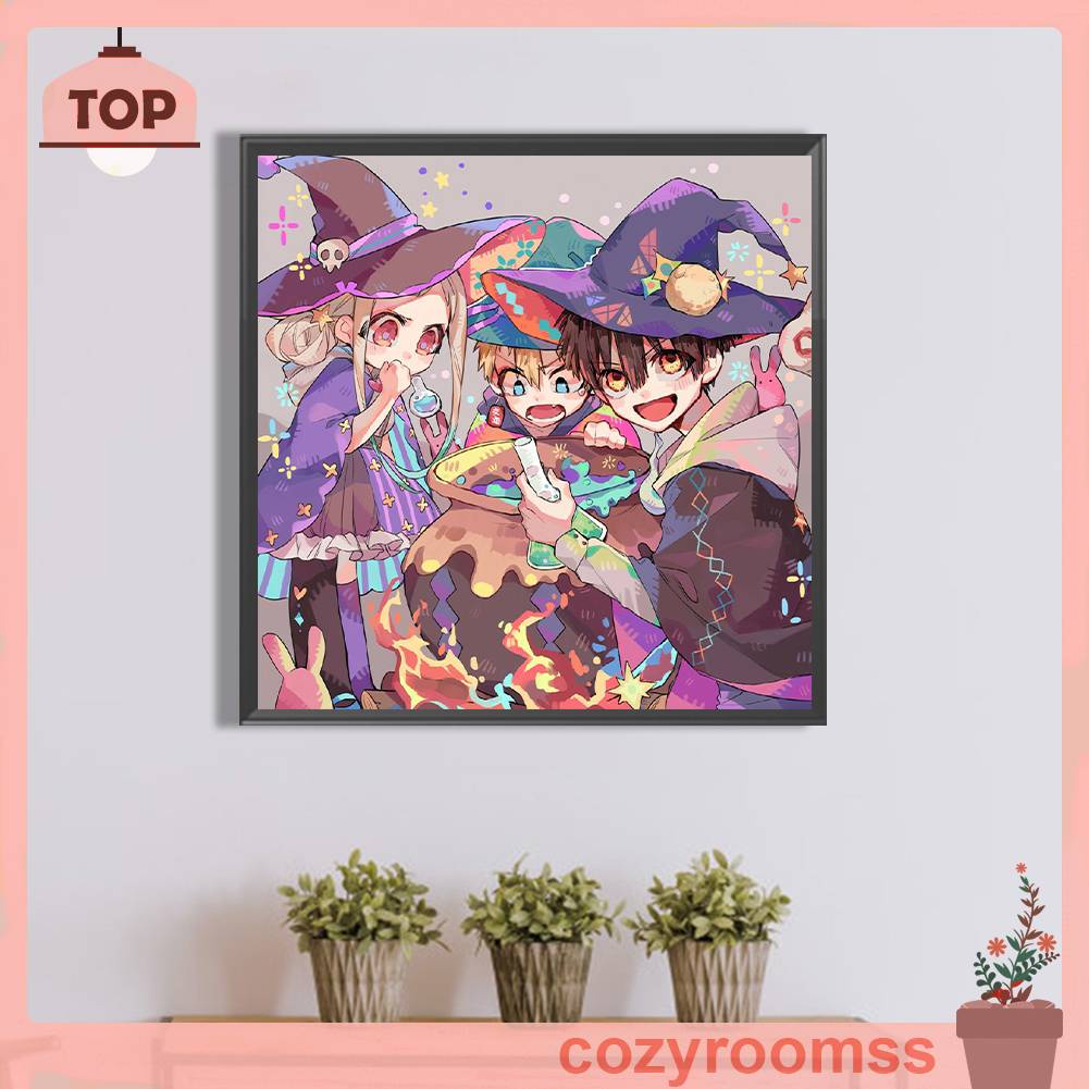 Bộ Tranh Đính Đá 5D Họa Tiết Nghệ Thuật Độc Đáo DIY Dùng Trang Trí Nhà Cửa