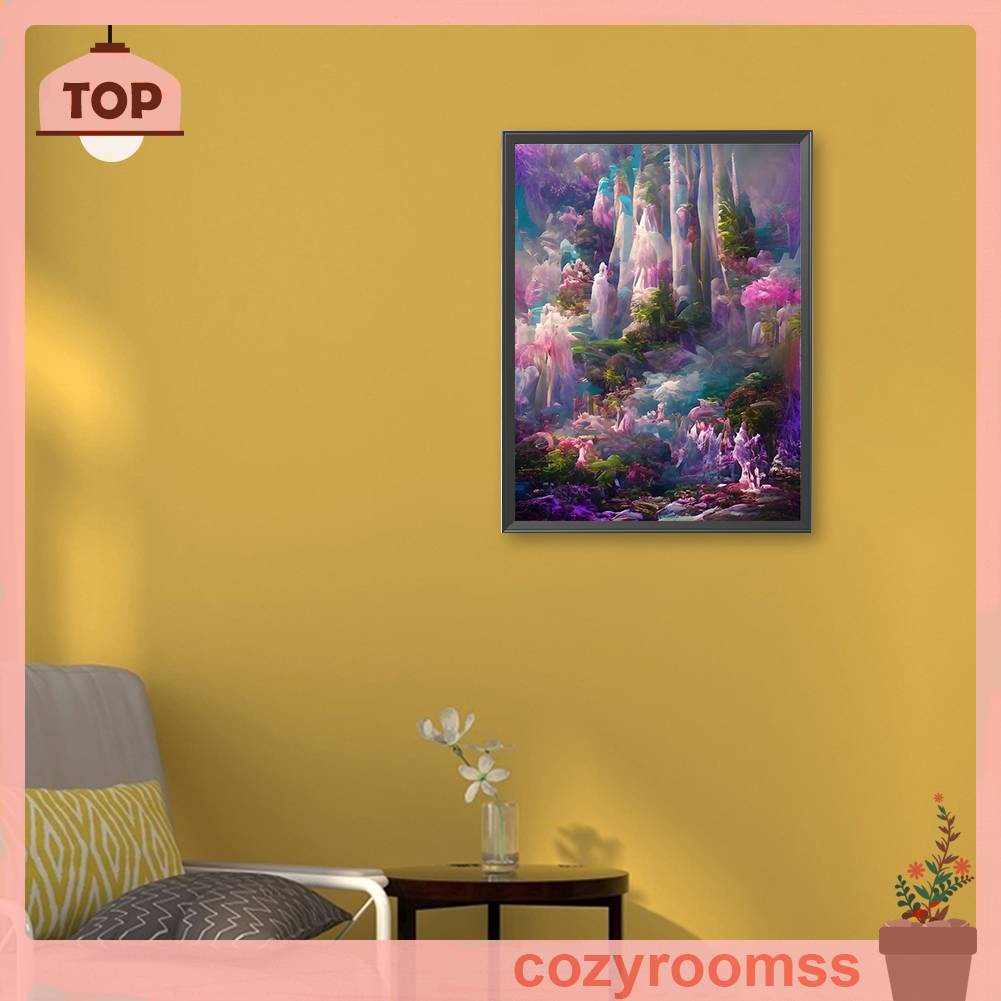 Tranh Đính Đá Kim Cương Toàn Bộ 5D DIY Hình Vẽ Phong Cảnh Trang Trí Nhà Cửa