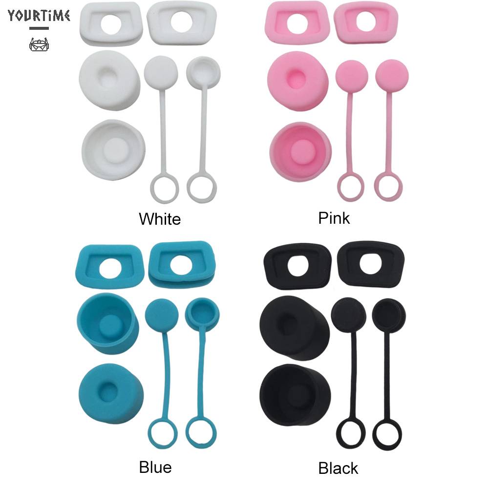 Bộ 6 Nắp Đậy Cốc Nước Bằng Silicone Chống Tràn Tiện Dụng