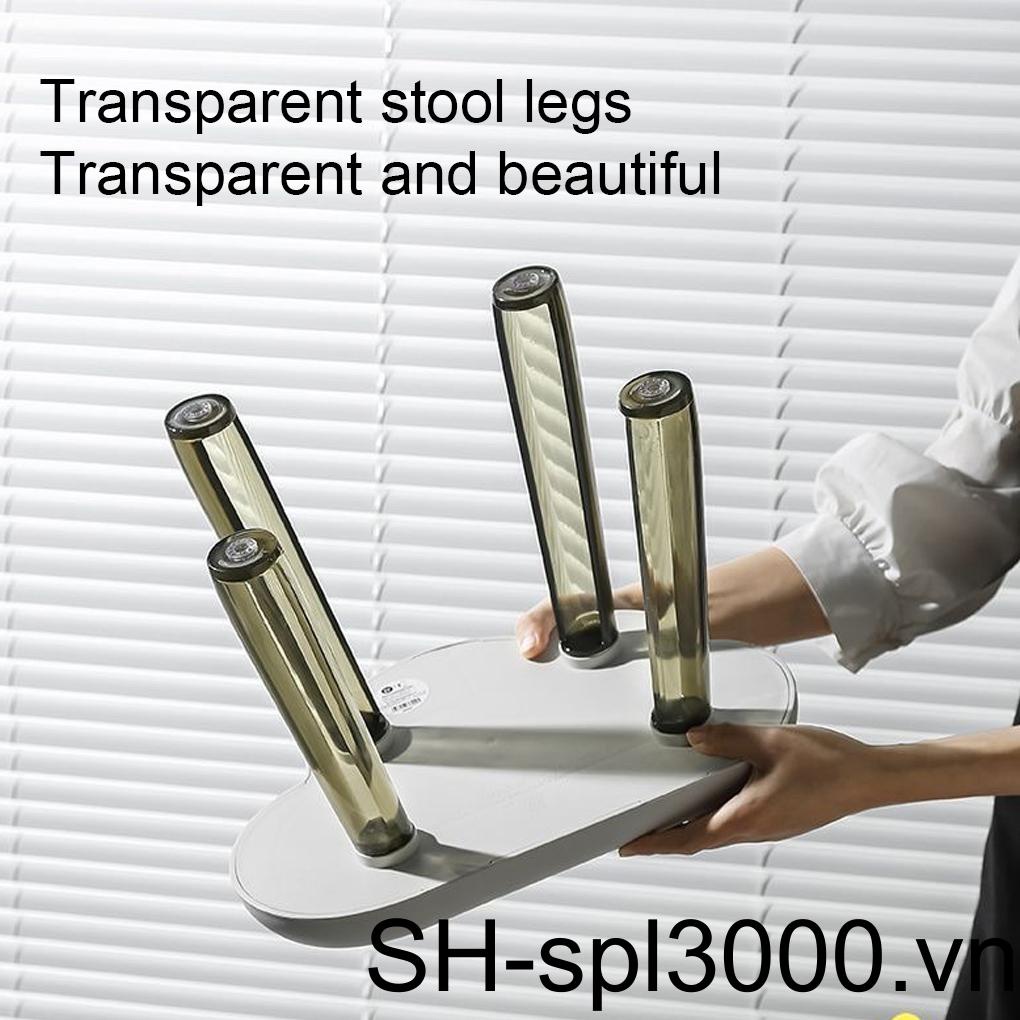 Ghế Đẩu Bằng Nhựa Trong Suốt Hình Đám Mây Hoạt Hình Dễ Thương