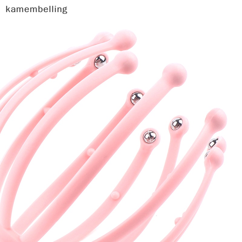 1 Dụng Cụ Mát Xa Da Đầu Hình Bạch Tuộc Bằng Hợp Kim Giúp Thư Giãn Chăm Sóc Sức Khỏe