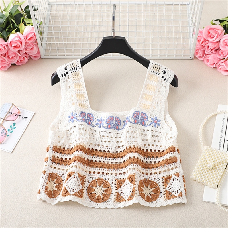 Áo Dệt Kim Sát Nách Thời Trang Mùa Hè Cho Nữ