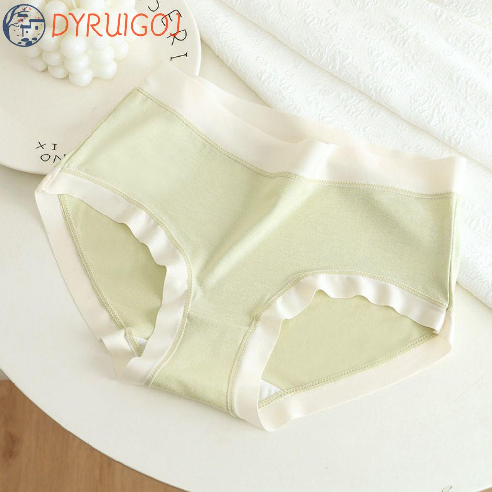 DYRUIDOJ Quần Lót Cotton Lưng Vừa Thoải Mái Thời Trang Nhật Hàn Cho Nữ
