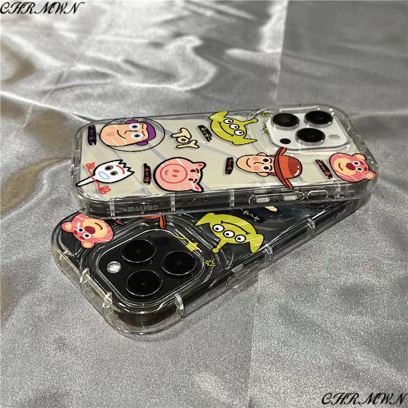 Ốp Điện Thoại Mềm Trong Suốt Họa Tiết Hoạt Hình Cho iPhone14promax 1312 / 11 7 / 8plus xr / sins LSJG