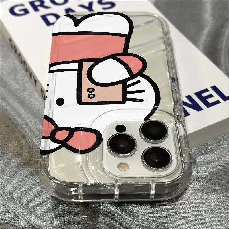 Ốp Lưng Trong SuốT HìNh Con MèO Cho Iphone14Promaxxr 7 / 8 1312 11 / GKYS