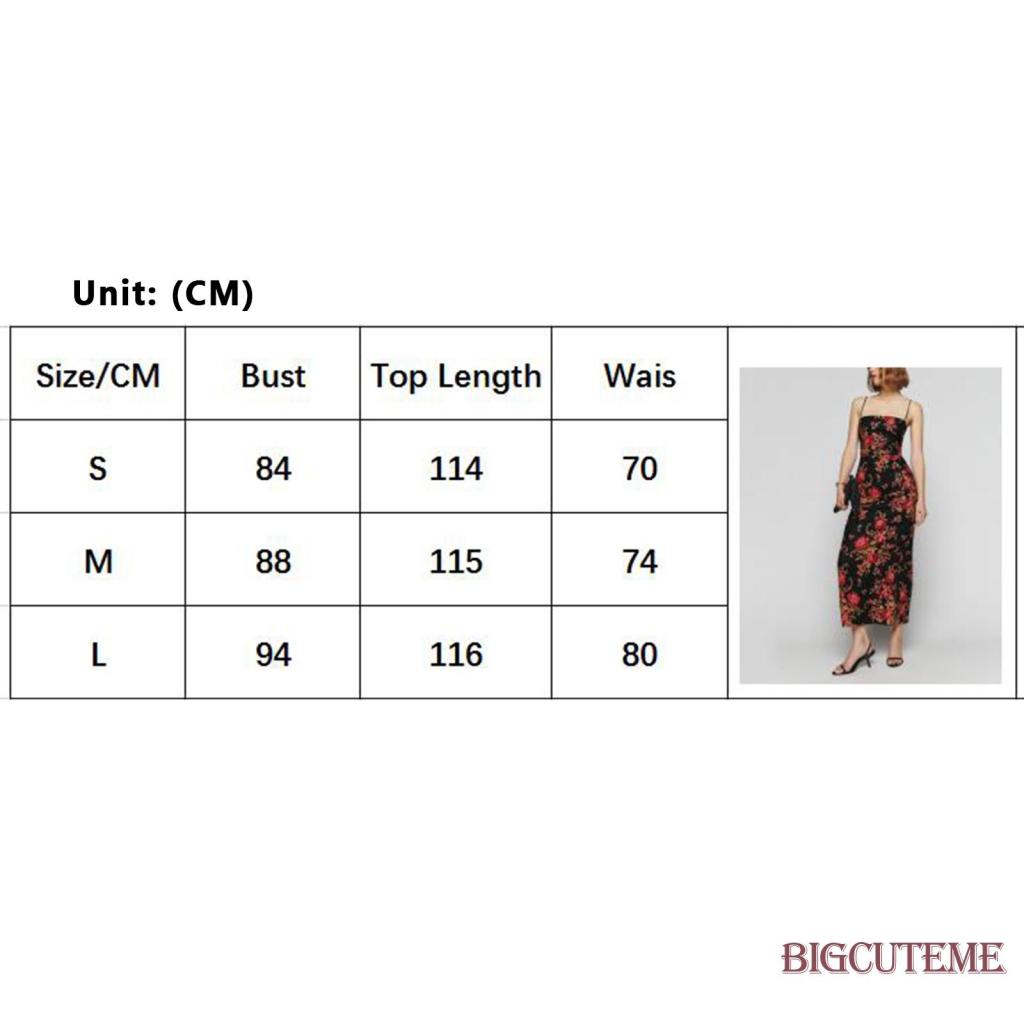 Đầm Dài Không Tay Hở Lưng Xẻ Tà Họa Tiết Hoa Thời Trang Mùa Hè Cho Nữ