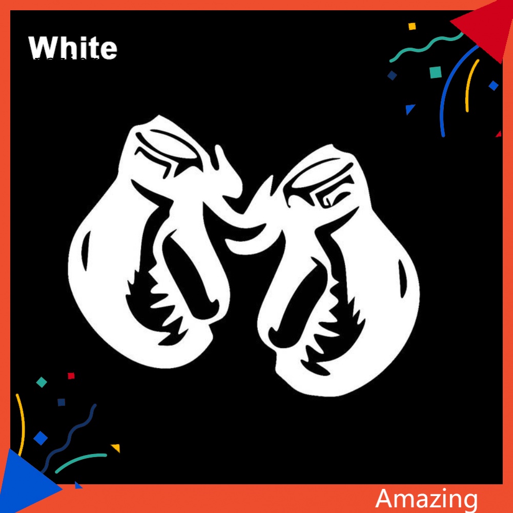 Miếng Dán Phản Quang Họa Tiết Găng Tay Boxing Độc Đáo Trang Trí Xe Hơi / Cửa Sổ DIY