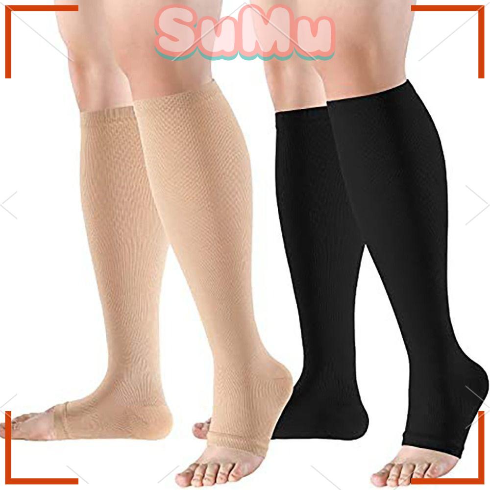 SUMU Vớ Nén Thể Thao Hở Ngón Bằng Nylon Dẻo Cho Nam Nữ Size S / M / L / XL / XXL