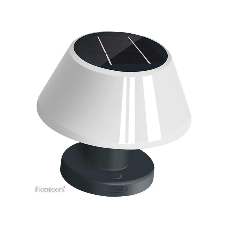 [Fenteer1] Đèn LED Để Bàn Năng Lượng Mặt Trời Ban Đêm Có Thể Sạc Lại
