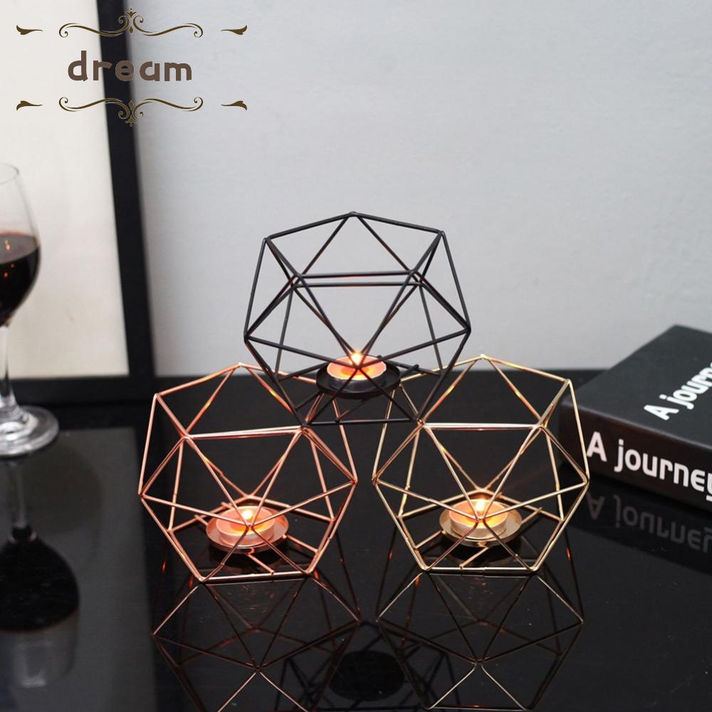 【DREAMLIFE】Candle Holder Decorative Geometric Great Ornaments Housewarming Present