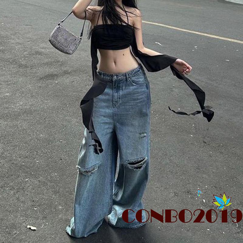 Hgm Áo Không Tay Cổ Yếm Nhún Bèo Hở Lưng Thời Trang Đi Tiệc Mùa Hè Cho Nữ