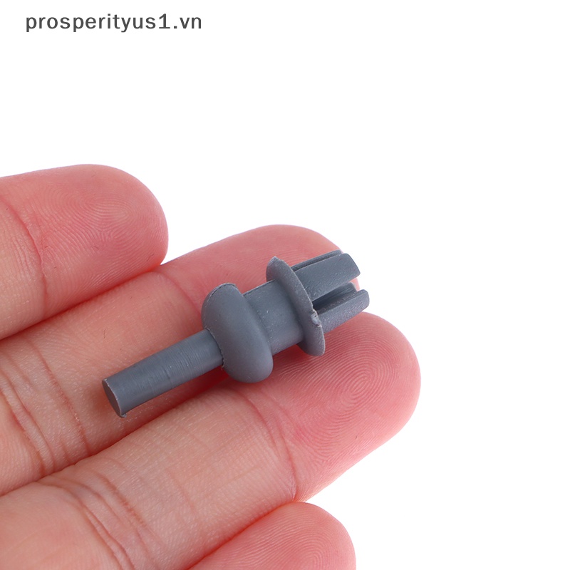 1 [prosperityus1] 10 Móc Nhựa Màu Xám Treo Dây Cáp Cho Thân Cây C2 C3 [VN]