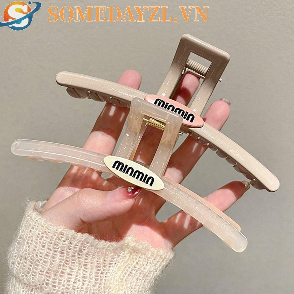 SOMEDAYZL Kẹp Tóc Cỡ Lớn Hình Cá Mập Dễ Thương Phong Cách Hàn Quốc Cho Nữ