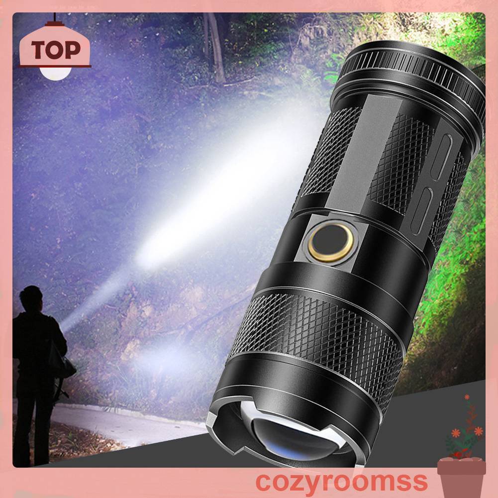 Đèn Pin 30W LED COB 1500mAh 1000LM Sạc USB Loại C Chống Thấm Nước