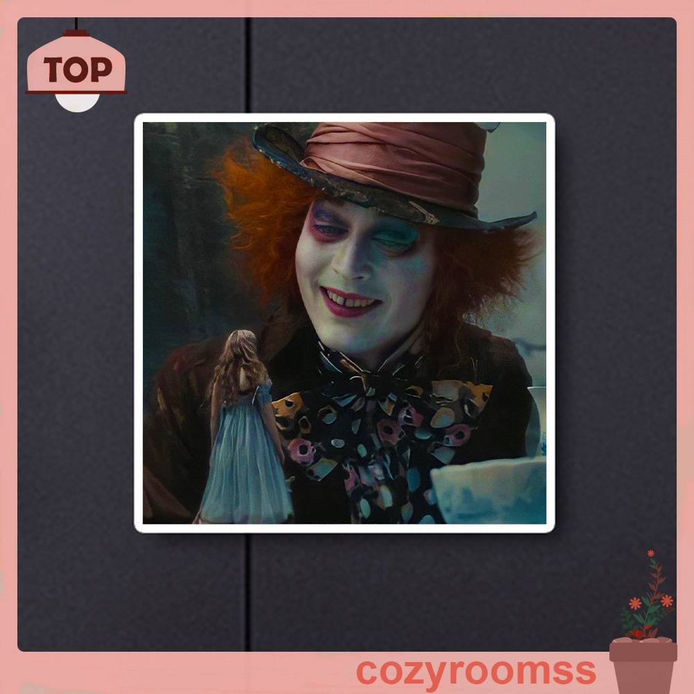 Bộ Tranh Đính Đá 5D Họa Tiết Alice in Wonderland Độc Đáo DIY Dùng Trang Trí Nhà Cửa
