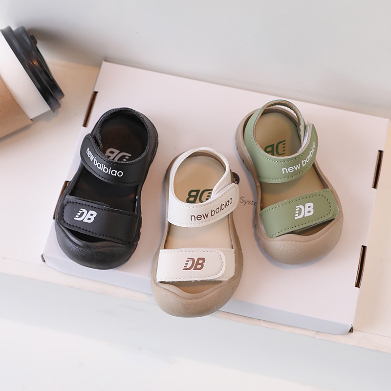 Giày Sandal Đế Mềm Chống Trượt Mùa Hè Dễ Thương Cho Bé Trai Và Gái