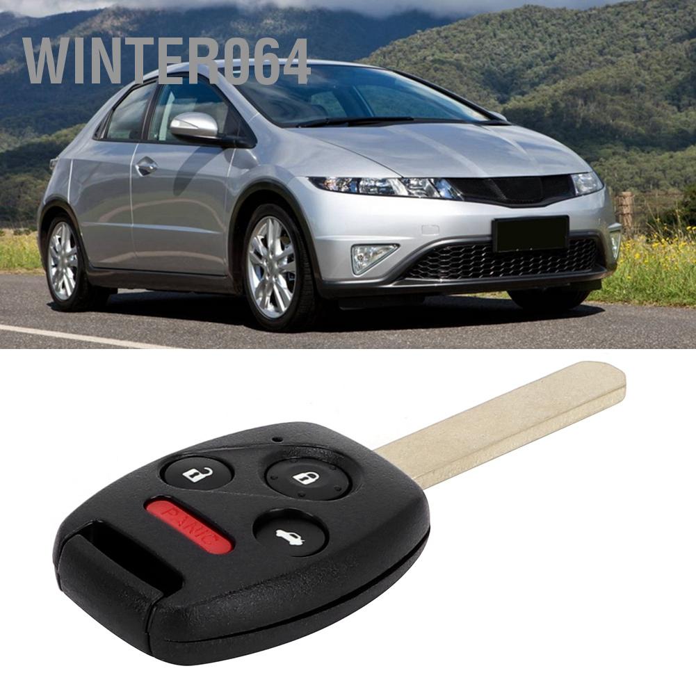 Winter064 313.8 Tần số 4 Nút nhập Chìa khóa ô tô từ xa có chip Phù hợp cho Honda Civic06-11