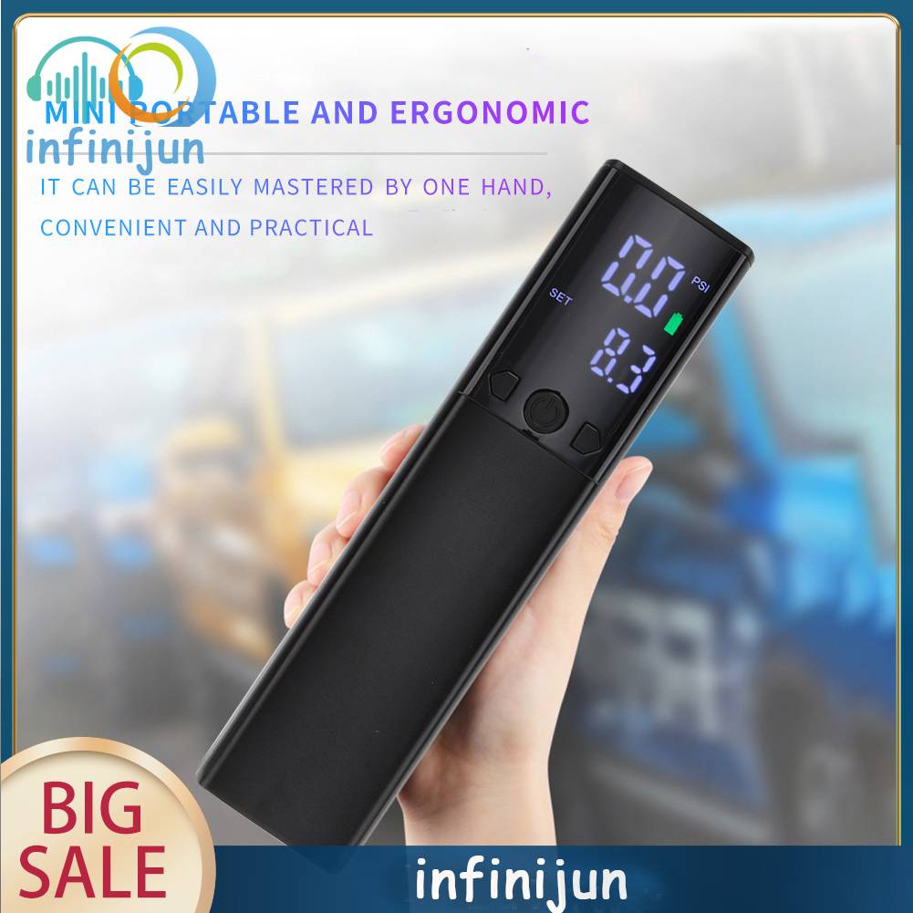 Bơm Lốp Xe Đạp Thông Minh Không Dây 12psi