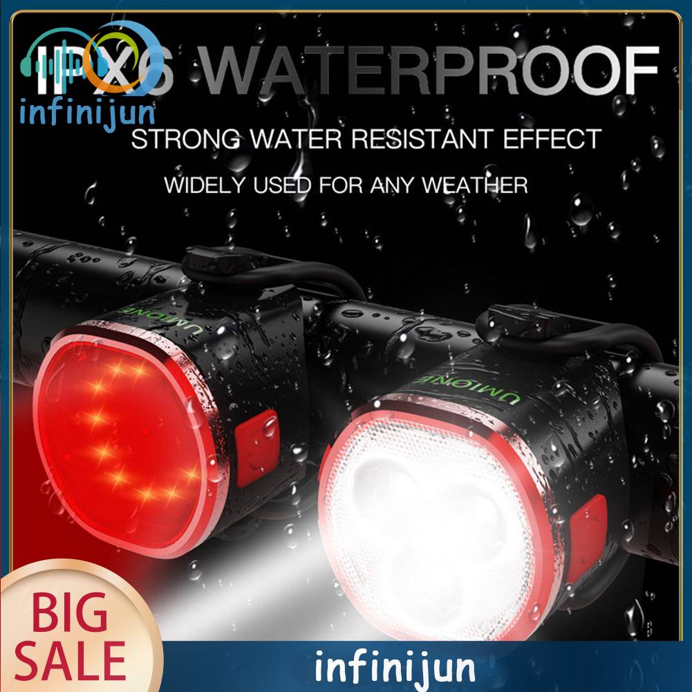 Bộ Đèn Pha LED Cố Định Chống Thấm Nước Cho Xe Đạp Leo Núi