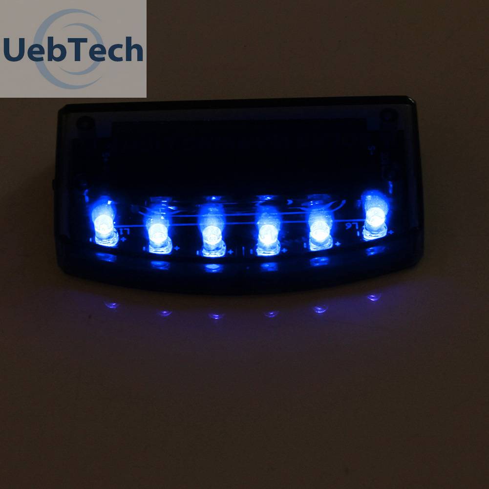 Đèn LED 6 Bóng Cảnh Báo Chống Trộm Sử Dụng Năng Lượng Mặt Trời
