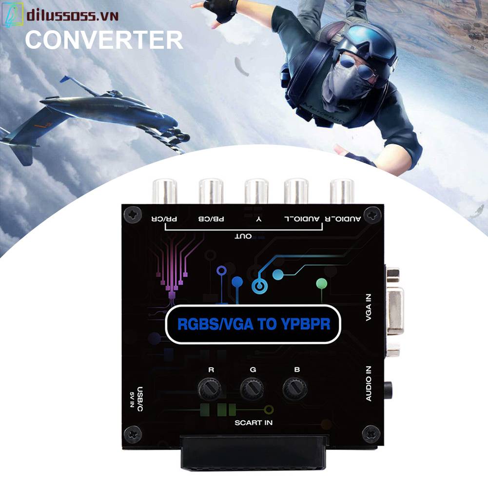 Bộ ChuyểN ĐổI RGBS VGA SCART Sang YPBPR, MàU SắC