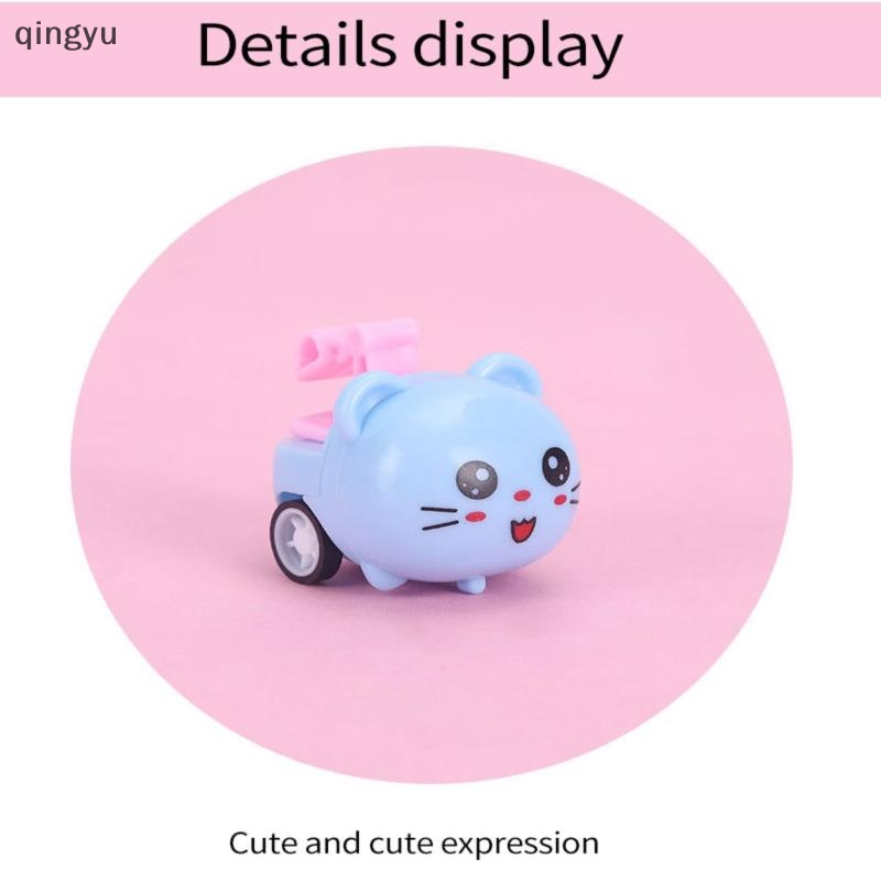 1 Đồ Chơi Xe Công Trường Kéo Dây Sau Lưng Vui Nhộn Cho Bé