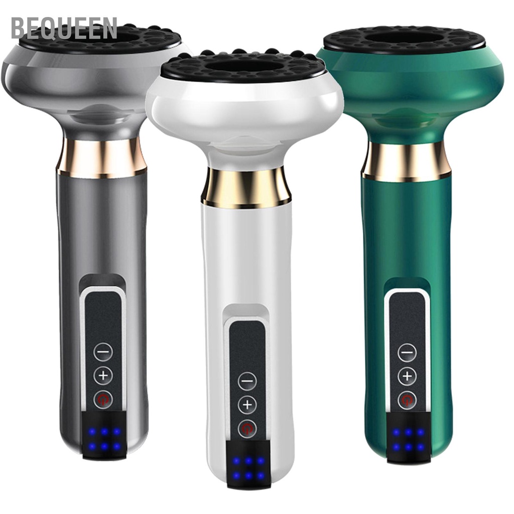 Bequeen Có hàng sẵn Máy Giác Hơi Điện Mát Xa Gua Sha 6 Cấp Độ Hút Xung Tần Số Có Màn Hình LED