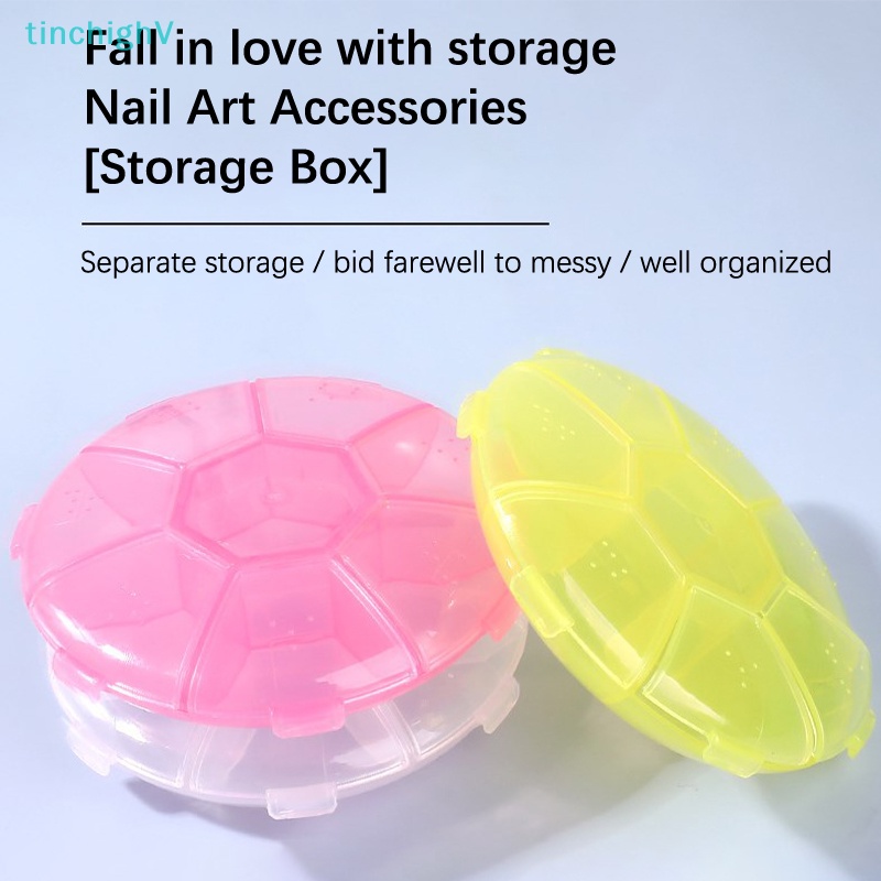 Hộp Đựng Phụ Kiện Trang Trí Móng Tay Nghệ Thuật Tiện Dụng