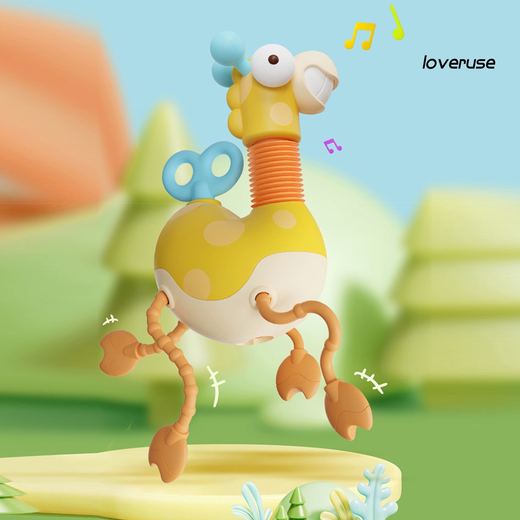 Đồ Chơi Giáo Dục Tạo Hiệu Ứng Âm Thanh Mạnh Mẽ Hình Hươu Cao Cổ Màu Sắc Sống Động