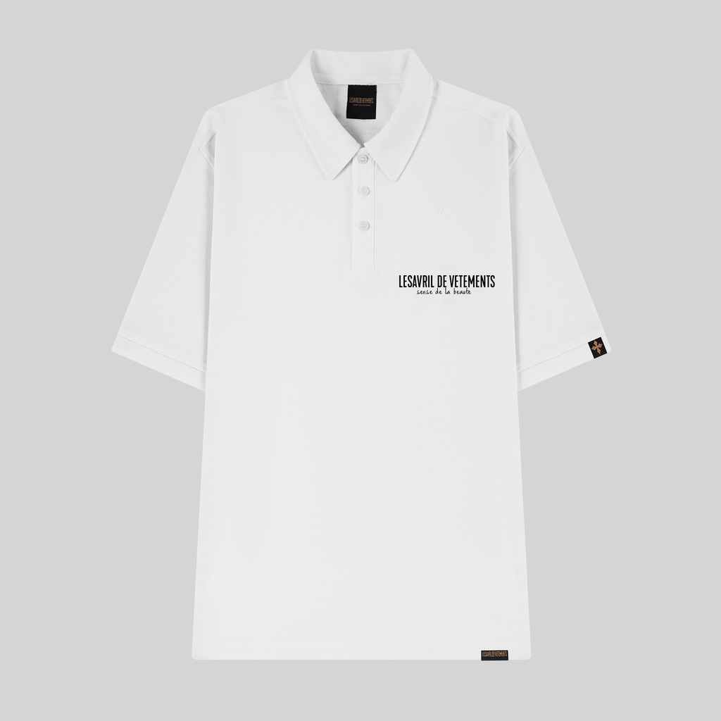 Áo Polo Lesavril de Vetements SDLB - White