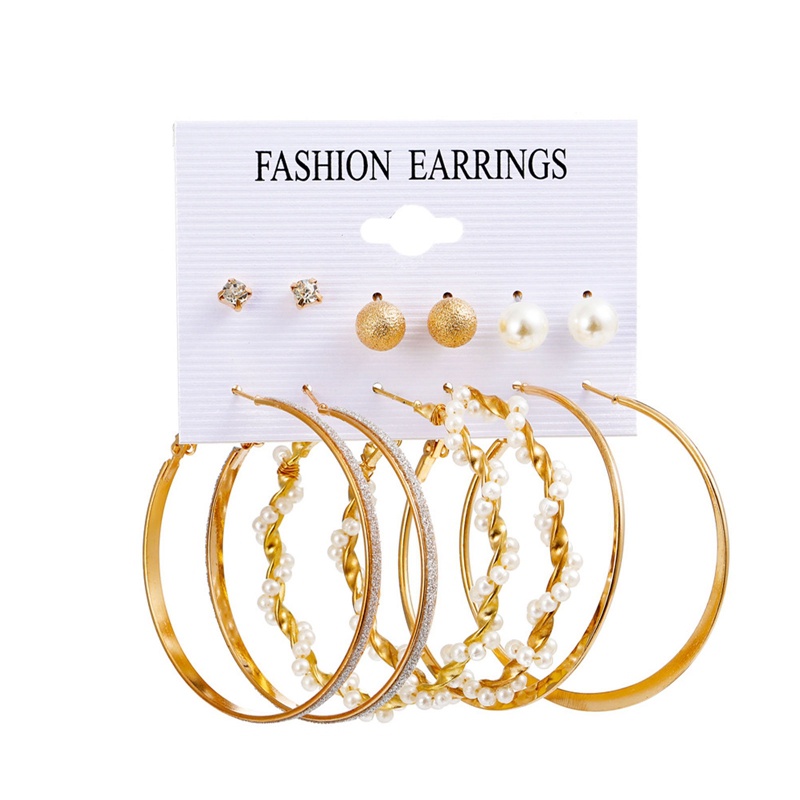 Đôi Khuyên Tai Tua Rua Đính Ngọc Trai Phong Cách Bohemian Thời Trang Cho Nữ