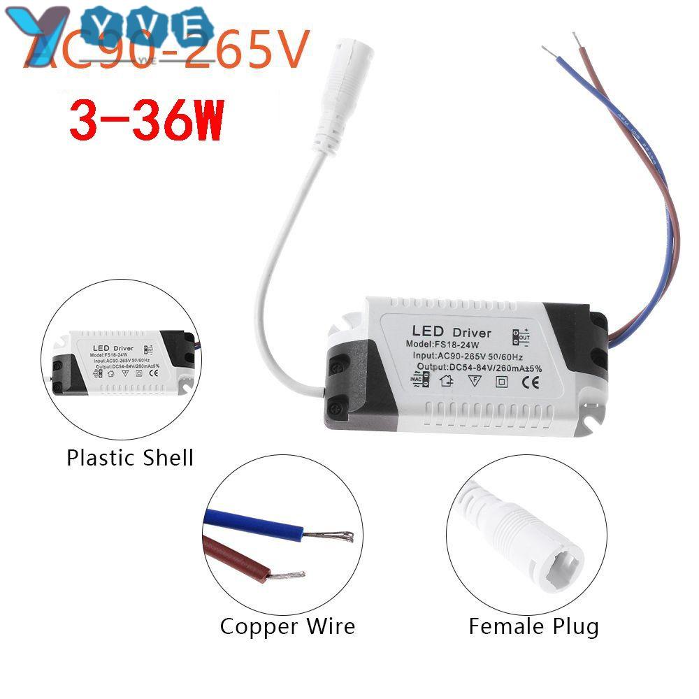 YVE Bảng Điều Khiển Đèn LED 3W-36W Chống Nước Chuyên Dụng