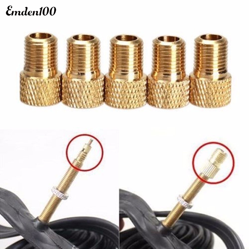 Set 5 Đầu Nối Van Bơm Hơi Xe Đạp Tiện Lợi