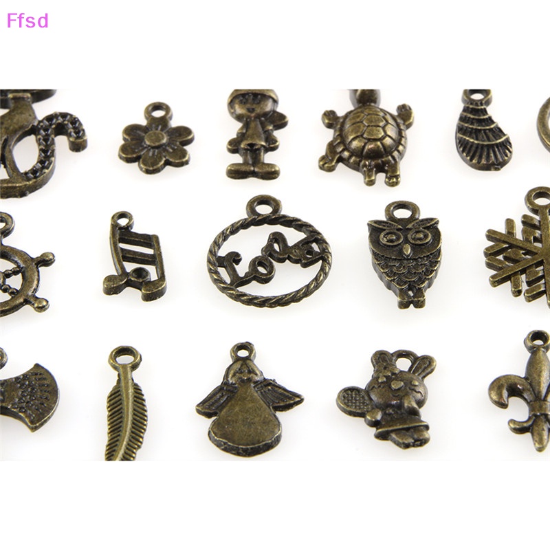 {Ffsd} Bán Chạy 50 Mặt Dây Chuyền Trang Sức Cổ Điển Dễ Thương Hỗn Hợp DIY Bán Chạy * Bán Chạy