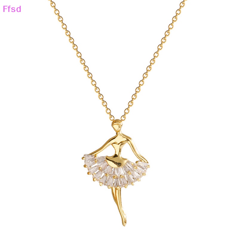 {Ffsd} Mặt Dây Chuyền Cô Gái Múa Ba Lê Tinh Tế Ngọt Ngào * Bán Chạy